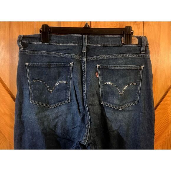 Levi's 512 Perfectly Slimming Skinny Leg Jeans Women's Dark Wash 16 M (1363) - Picture 4 of 5